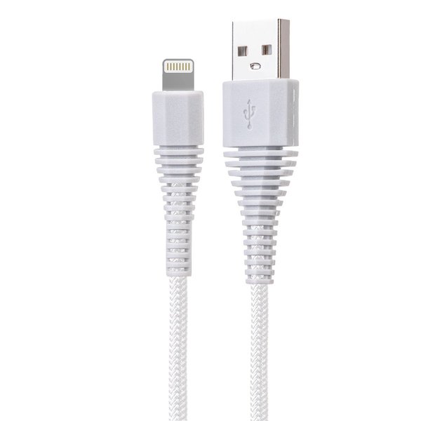 Zeikos Built tough 6ft MFI lightning cable WH BLT05